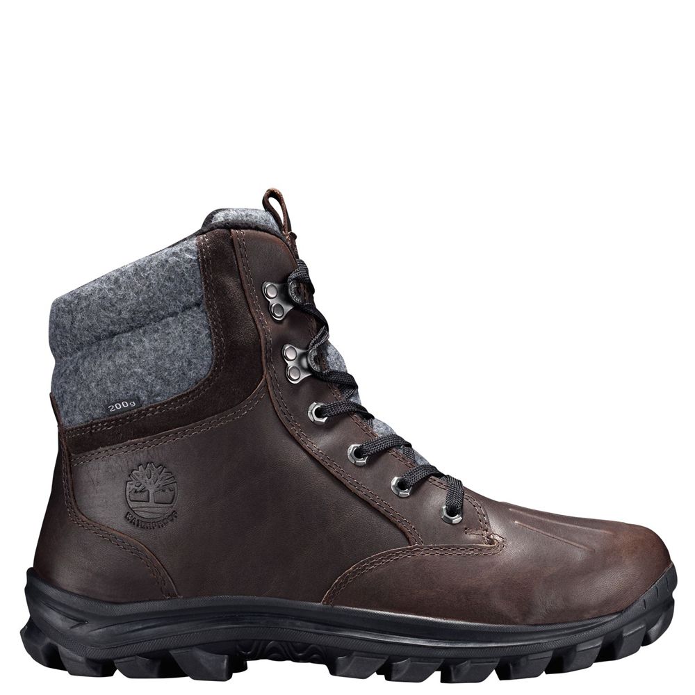 Bocanci De Zapada Timberland Barbati Maro Inchis - Chillberg Mid Waterproof - Romania - MSNARU874